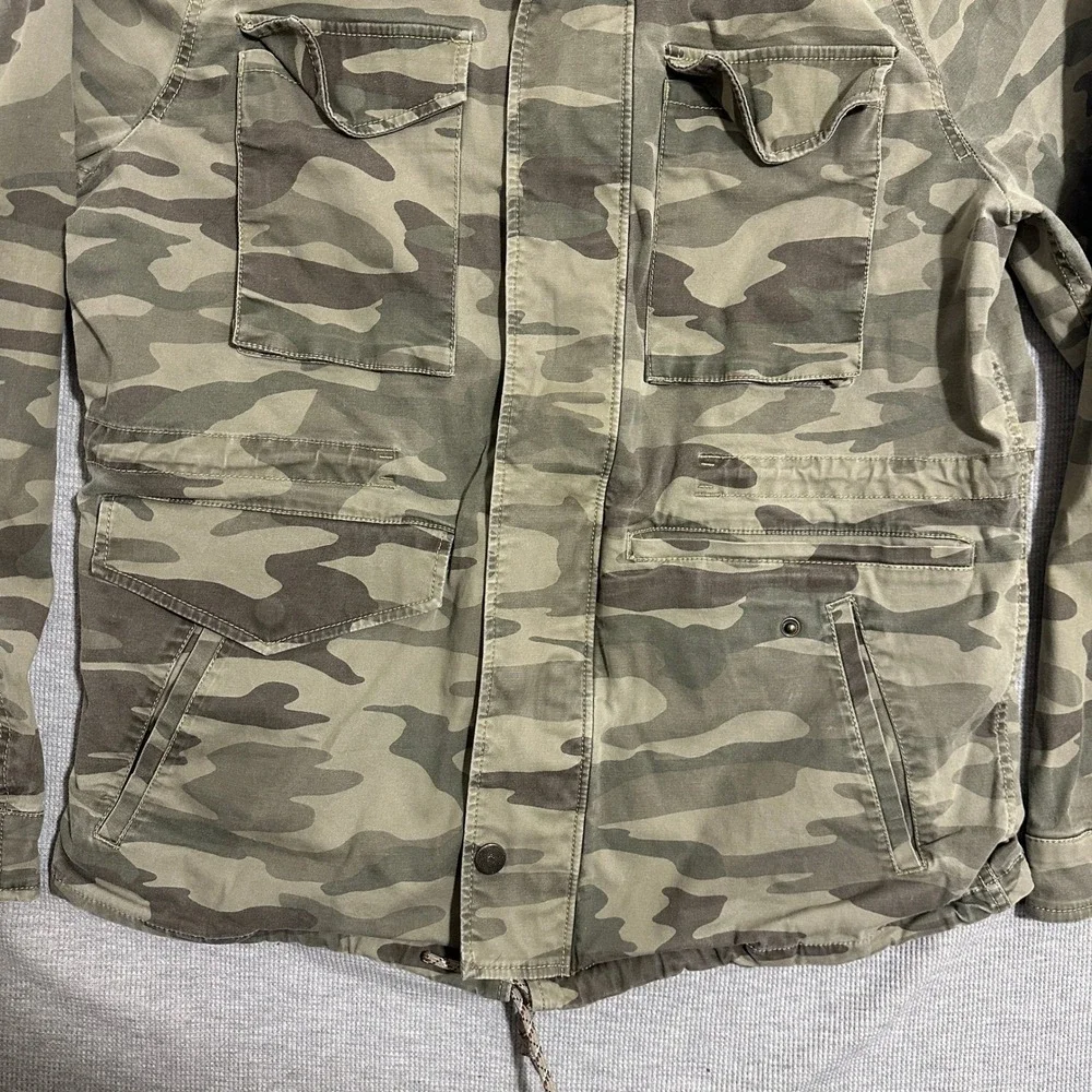 Lucky Brand Camo Field‎ Jacket Type L-54C Utility Stretch Green Mens Large